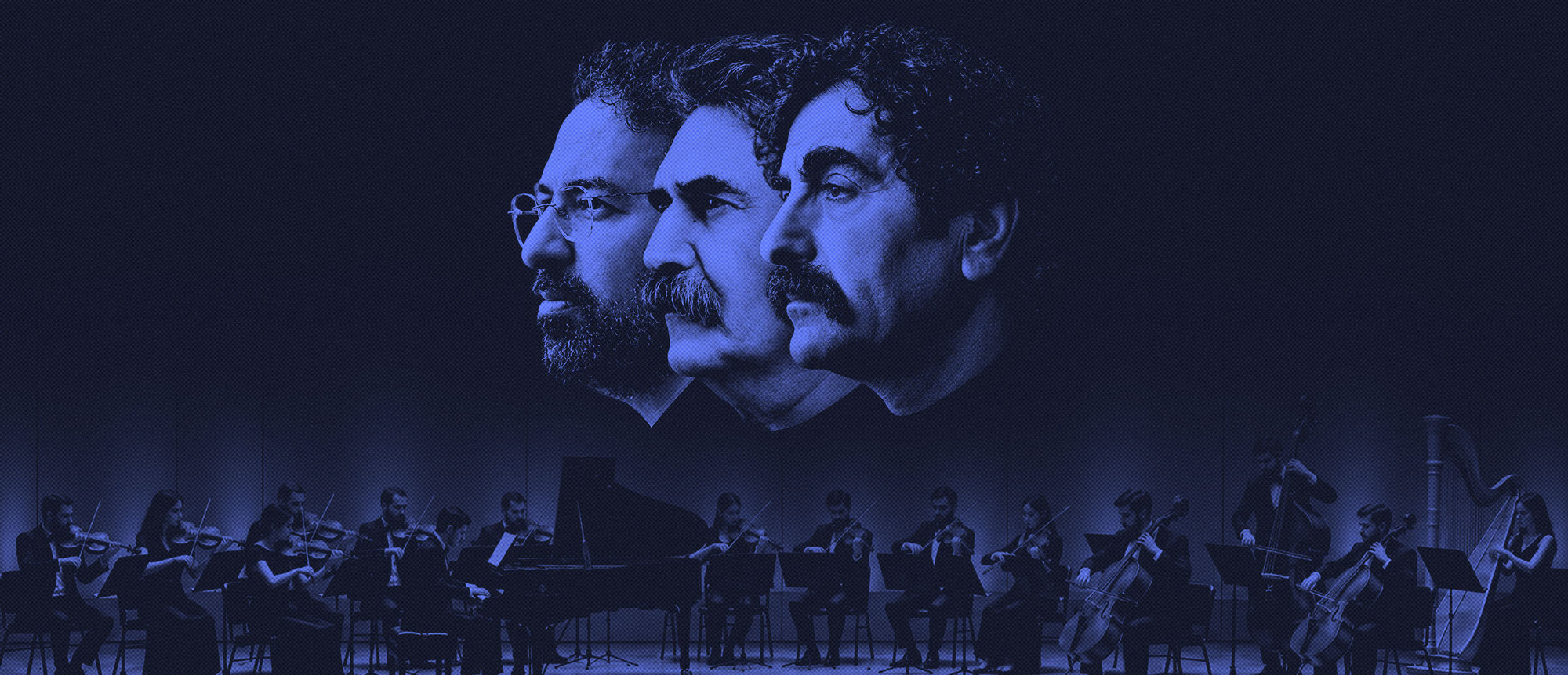 Shahram Nazeri, Kaykhosro Pournazeri, Tahmoures Pournazeri