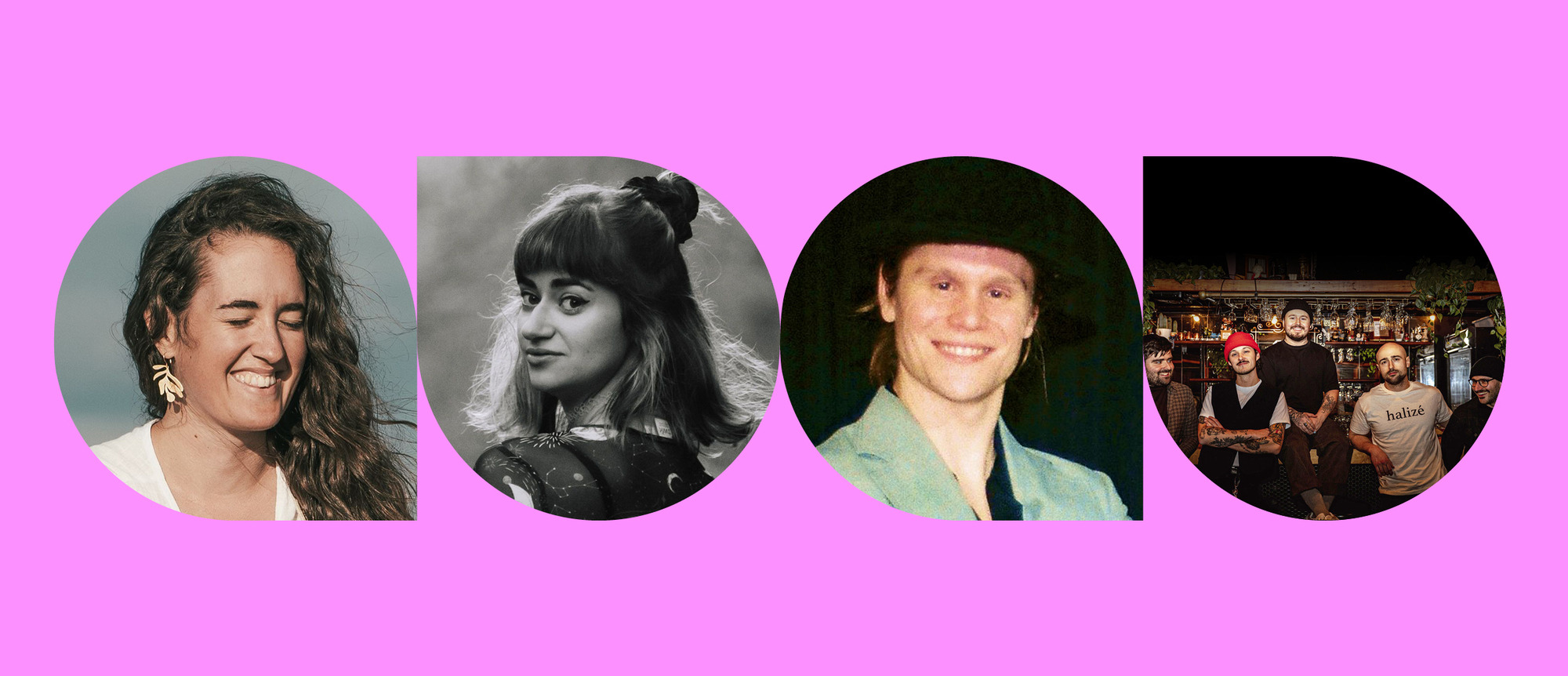 Amélia Quessy, Flora Dias, Fernand Chabotte, Halizé
